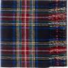 Oxfords Cashmere Sciarpa tartan in 100% lana d'agnello, Black Stewart
