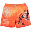Dragon Ball Z Pantaloncini da Bagno per Ragazzo, Pantaloncini da Bagno Bermuda, Costume da Bagno per Bambini, Taglie 4 a 12 Anni (IT, età, 4 Anni, Regular, Arancia)