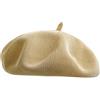 HIQIU Berretto da donna estivo sottile, ultra leggero, traspirante, per artisti, per primavera, tempo libero, beige., 56-58