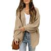 Jabidoos Cardigan Lungo Donna Invernale - Giacca Autunnale Donna Lana Maglioni e Cardigan Nero Oversize Golfino Autunno Inverno Giacca Leggero Elegante Cappotto in Maglia Maniche Lunghe Curvy