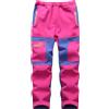 Mnking Pantaloni Trekking Sci Neve Bambino Impermeabili Pile