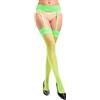 EVELIFE Calze da donna Bretelle Cintura per calze Sexy per donne e ragazze per San Valentino, Verde fluorescente, XL