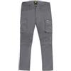 Siry Work Diadora Pant Staff Cargo Stretch, Pantalone da Lavoro Elasticizzato, Resistente, Ideale per Elettricista, Giardiniere, Edilizia, Idraulico (IT, Testo, XL, Regular, Regular, Grigio Stretch - 2.0)