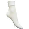 CALZIFICIO PEZZINI 12 paia calzini corti sanitario donna con morbido polsino senza elastico Caldo cotone comfort Svoltina Art. DCZ-551 Taglia unica 35-40 (Bianco)