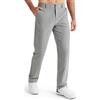 Libin Pantaloni da Golf Uomo Eleganti Elasticizzati Pantalone Slim Fit Pants Sportivi Impermeabile Jogger con Tasche 36W 30L Grigio Chiaro