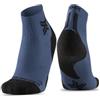 X-Socks Run Discover Ankle Socks for Enhanced Running Comfort, Advanced Protection with Breathability and Support Technologies, Ideal for Injury Prevention and Thermoregulation - Marino/Nero, 39-41
