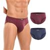 CAOZITOU Slip Uomo Lana Merino, Intimo Traspirante, Confezione da 2 (IT, Alpha, L, Regular, Regular, Multicolor)