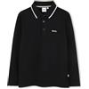 Boss J52330 Polo, Nero, 4 Anni Bambini e Ragazzi