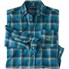 ATLAS FOR MEN - Camicia a Quadri in Flanella - Manica Lunga - Disponibile nelle Taglie Grandi