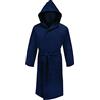 Generico Accappatoio Microfibra Calibrato Uomo Con Cappuccio Pratico Resistente Antibatterico Egidio (IT, Testo, 3XL, Regular, Regular, Blu)