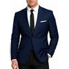 Allthemen Blazer da Uomo Slim Fit Formale Giacca da Abito One Button Monopetto Casual Tuxedo Suit Giacche Smart Blazer