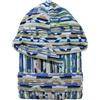 Nada Home Accappatoio Unisex Uomo Donna in Spugna Velour Cinigliato 100% Cotone 500gr con Cappuccio - Morbido, Assorbente ed Elegante, Design Jacquard