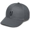 Johnny Urban Cappello Uomo e Donna Grigio - Jason - Cappellino Unisex con Visera - 100% Cotone - Beretto da Baseball con Chiusura Snapback e Regolabile