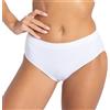 Gatta Mutandine Bikini Queenie - Mutandine Classiche, Molto comode, Elastica, Aderente al Corpo, con Tassello Antibatterico, confezionata in 3 Pezzi in Un Unico Colore (Bianco, M)
