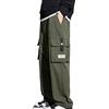 Generic Pantaloni da lavoro da uomo in cotone, casual, taglie forti, traspiranti, leggeri, elasticizzati, con tasche, coulisse, classici, per sport, corsa, jogging, allenamento, fitness