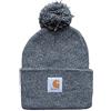 Carhartt Berretto da donna Lookout in acrilico a forma di pom Grigio melange Taglia unica