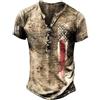 SHENGSHIYU Stampa T-Shirt Uomo Lotti Grande Taglia Moderna Manica Corta Uomo Estate Bottone Decorazione Giovani T-Shirt Uomo Casual Moda Festa Unico Sportivo Uomo
