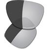 Saucer Lenti di Ricambio Premium Compatibili con Ray-Ban Meta Wayfarer RW4008 53 mm Occhiali da Sole Smart, Taglia unica
