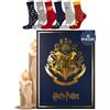 soxo Wizarding World Harry Potter Calzini Donna & Uomo - Idee Regalo 35-45 | socks colorati originali, calze dal carattere unico, tessuto morbido in cotone, fantasie molto divertenti