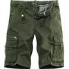 MJGkhiy Pantaloni Corti Uomo con Tasche Rip-Stop Militari Pantaloncini Cargo Multi-Tasca Estate Pantaloni Corti Traspiranti Pantaloncini da Passeggio Bermuda Uomo Estivi Sportivi