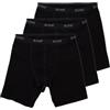 Sloggi 3 Pezzi Boxer Gambaletto Uomo Men Basic Long, Nero L