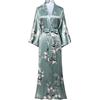 BABEYOND Kimono Dressing Gown Peacock Kimono Robe Kimono Cardigans for Women Wedding Girl's Bonding Party Pyjamas 135cm