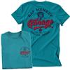 Gas Monkey Garage Licenza Ufficiale Hot Rod Shop Logo T-Shirt da Uomo (Tropicalblue), XX-Large