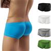 Faringoto, boxer da uomo, biancheria intima, in raso di ghiaccio, traspirante, slip-boxer, L