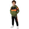 Sergio Tacchini Tuta Invernale Ragazzo e Bambino in Cotone - Teen Junior B90 (TO266 Army, 8 Anni)