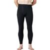 LAPASA 100% Lana Merino Calzamaglia Termica Peso Medio M68 - Abbigliamento Termico Leggings Invernali Trekking Running Montagna Sci Snowboard Nero Melange (Extra-Caldo) S