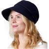 CHARM Cappello Cotone Donna con Visiera - Berretto Cappello da Sole Protezione UV Cappelli Visiera Estate Invernale