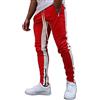 ORANDESIGNE Pantaloni Uomo Jogging Riga a Contrasto Elastico Vita Pantalone Sportivo per Palestra Corsa Pantaloni Lunghi con Tasca con Zip
