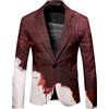 Generic Giacca Elegante con Cappuccio Uomo Invernali Aviatore Cerata Pesante Montagna Tessuto Morbida Arancione Flanella Classici Abbinarlo Patchwork Jacquard Notte Perle Fleece Fiorellino Coreane Biliardo
