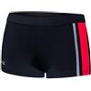 Aqua Speed Amos Costume da Bagno Corto Elastico para Uomo | Calzoncini da Bagno | UV-Protection | 08. / 13 / Nero Rosso Grigio | Taglia: XXL