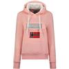 Geographical Norway Gadrien Lady - Felpa Donna Zip Hoodie Tasche - Pile Donna Maglione Manica Lunga Giacca Cappuccio - Abito Ideale Primavera Estate Autunno Inverno Stagione
