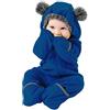 Cuddle Club Tutina Neonato e Bimbo in Pile - Pagliaccetto Neonato e Bimbo Fino a 4 Anni - Pagliaccetto Neonata e Neonato - Pigiama Bimbo Invernale - Abbigliamento Neonato e Bimbo