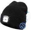 TAGVO Bluetooth 5.0 Cappello Berretti LED, Altoparlante Stereo Incorporato e Microfono, Inverno Caldo Lavorato a Maglia Senza Fili Bluetooth Cuffia Musica Lavabile Cappello per Corsa per Uomo Donna