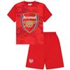Arsenal Football Club - Pigiama corto mimetico per ragazzi dell'Arsenal, Rosso, 13-14 Years