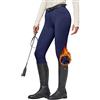 WILLIT Pantaloni da equitazione da donna, invernali, foderati, in pile, con inserti completi, per equitazione, equitazione, pantaloni termici con tasche, passanti per cintura