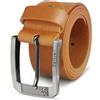 Cartvelli Cintura in pelle premium da uomo Made in Italy con confezione regalo in vera pelle da uomo cintura in jeans cintura larga pelle cintura 40 mm cintura accorciabile