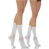 Relaxsan 560 Calzini corti per diabete Uomo, Bianco [Set 2 Paia], 5 [43-45]