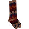 Gallo Calze lunghe uomo cotone marrone fantasia geometrico