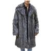 KHIRVWL Uomo Giacca di Pelliccia Sintetica Invernale Cappotti con Peluche Taglie Forti Imbottito Caldo Giacche Giubbotto Uomo Eleganti Giubbino Invernale Manica Lungo Antivento Spessa Parka Cardigan