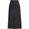 seiveini Gonna Lunga Donna Elegante Invernale Midi Gonne a Maglia a Vita Elastica Tinta Unita A Grigio Scuro S