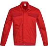 BWOLF DELTA - Giacca da lavoro da uomo, in cotone/poliestere, 4 tasche, Colore: rosso, M