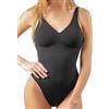 SLIMCELL Gambetti SLIMCELL Body Contenitivo Modellante Perizoma - Effetto Pancia Piatta, Body Modellante Donna con Sostegno Senza Ferretto, Shapewear Bodysuit con Bretelle Regolabili - Made in Italy