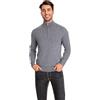 WOSICA Men's 100% Extrafine Merino Wool Long Sleeve Mock Neck Jumper