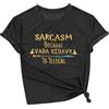 Generic Sarcasmo alla moda perché Avada Kedavra is Illegal Top per le donne Casual Estate Loose Fit Tees Camicie 2025 T-shirt grafiche Uscire Lettera Carina T-shirt Magica Maglietta Manica Corta, Nero , XXL