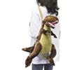 YJZQ Zaino per bambini con dinosauro 3D dinosauro, zaino in peluche, zaino per l'asilo, carino zaino per la scuola, zaino con animali, borsa da viaggio per ragazze e ragazzi, marrone, Taglia unica