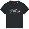 ZERO T-SHIRT LAB Maglietta Donna Concerto Stray Kids Fans Korean Pop K-Pop Gruppo Musicale Coreano (IT, Testo, M, Regular, Regular, Full Black)
